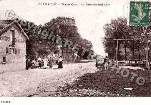 Ville de CHAMPIGNYSURMARNE Carte postale ancienne Ville de CHAMPIGNYSURMARNE Carte postale ancienne