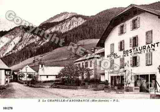 Ville de CHAPELLED\'ABONDANCE(LA) Carte postale ancienne