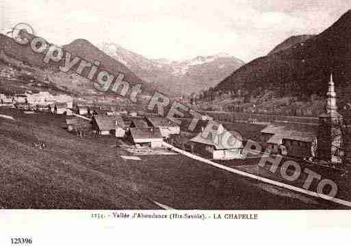 Ville de CHAPELLED\'ABONDANCE(LA) Carte postale ancienne