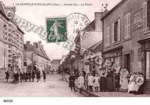 Ville de CHAPELLED\'ANGILLON(LA) Carte postale ancienne