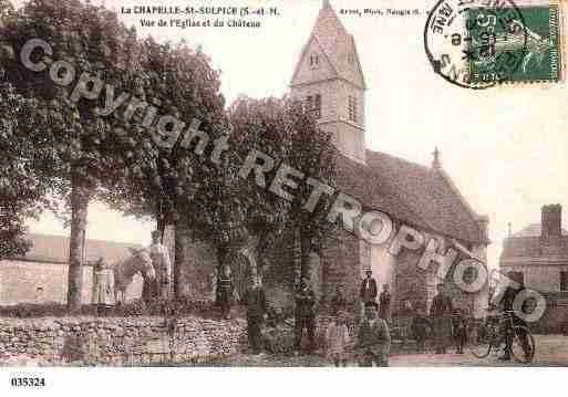 Ville de CHAPELLESAINTSULPICE(LA) Carte postale ancienne