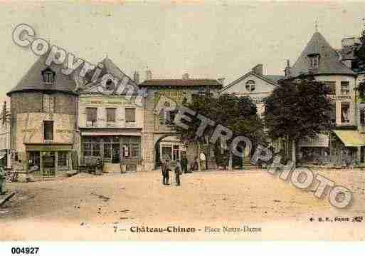 Ville de CHATEAUCHINON Carte postale ancienne