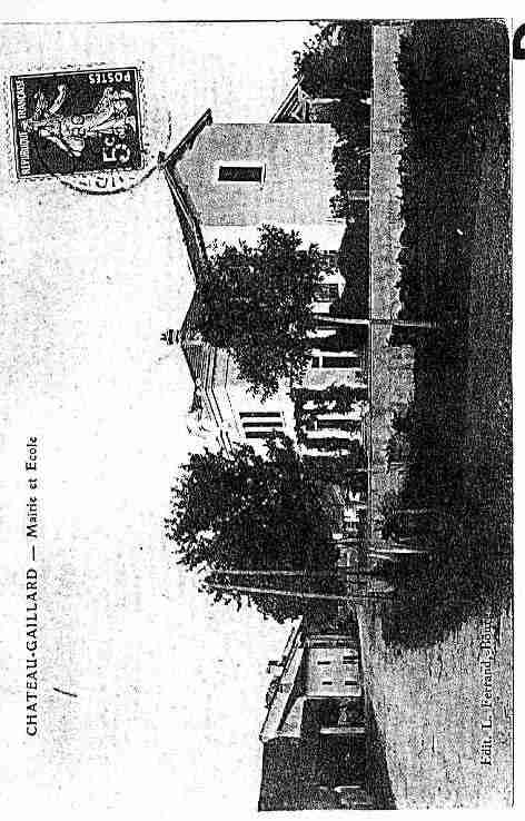 Ville de CHATEAUGAILLARD Carte postale ancienne