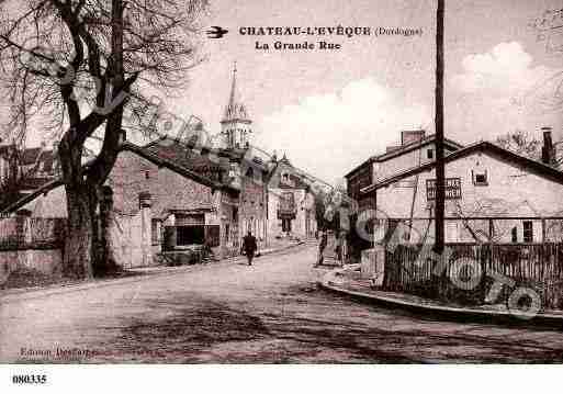 Ville de CHATEAUL\'EVEQUE Carte postale ancienne