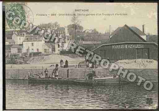 Ville de CHATEAULIN Carte postale ancienne