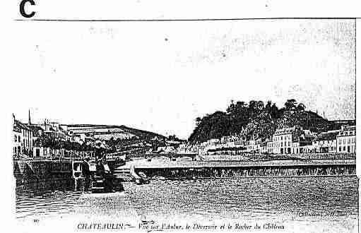 Ville de CHATEAULIN Carte postale ancienne