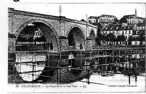 Ville de CHATEAULIN Carte postale ancienne