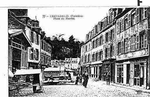 Ville de CHATEAULIN Carte postale ancienne
