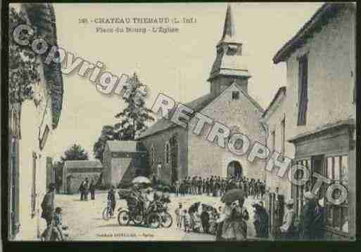 Ville de CHATEAUTHEBAUD Carte postale ancienne