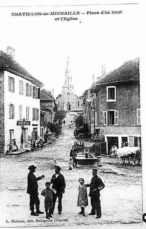 Ville de CHATILLONENMICHAILLE Carte postale ancienne