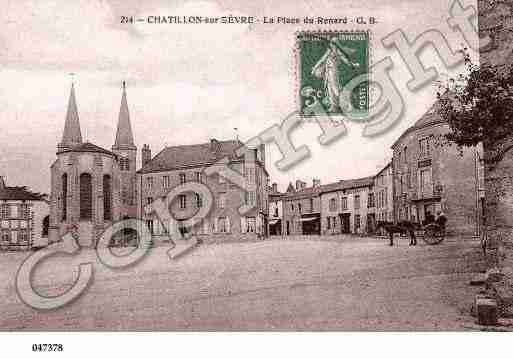 Ville de CHATILLONSURSEVRE Carte postale ancienne