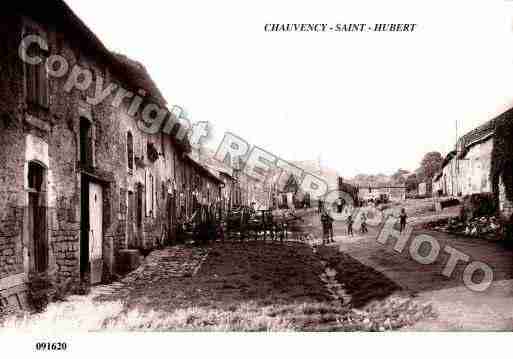 Ville de CHAUVENCYSAINTHUBERT Carte postale ancienne