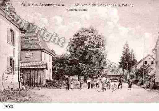 Ville de CHAVANNESSURL\'ETANG Carte postale ancienne