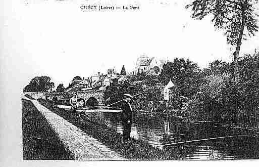 Ville de CHECY Carte postale ancienne