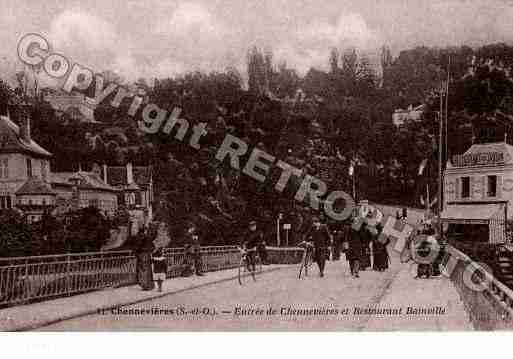 Ville de CHENNEVIERESSURMARNE Carte postale ancienne Ville de CHENNEVIERESSURMARNE Carte postale ancienne