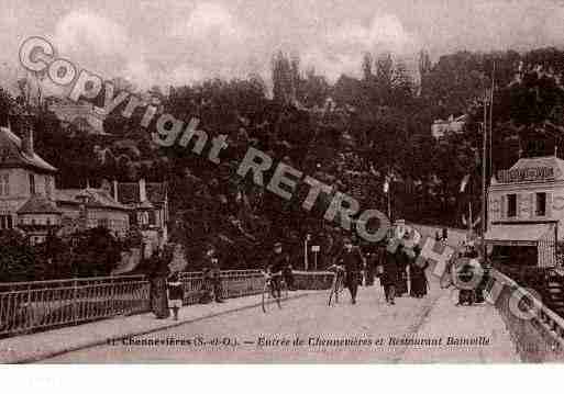 Ville de CHENNEVIERESSURMARNE Carte postale ancienne