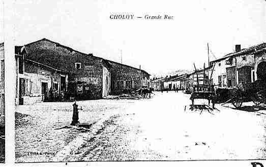 Ville de CHOLOYMENILLOT Carte postale ancienne Ville de CHOLOYMENILLOT Carte postale ancienne