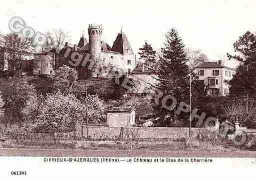 Ville de CIVRIEUXD\\\'AZERGUES Carte postale ancienne Ville de CIVRIEUXD\\\'AZERGUES Carte postale ancienne