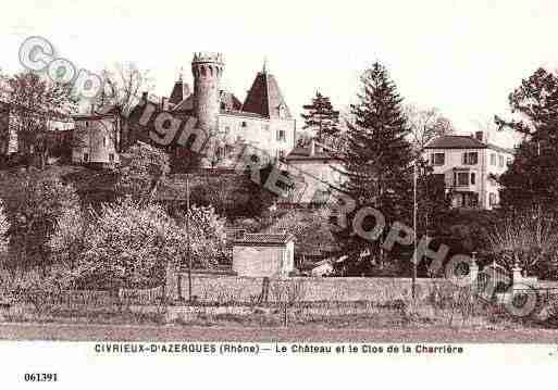 Ville de CIVRIEUXD\'AZERGUES Carte postale ancienne