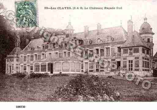 Ville de CLAYESSOUSBOIS(LES) Carte postale ancienne