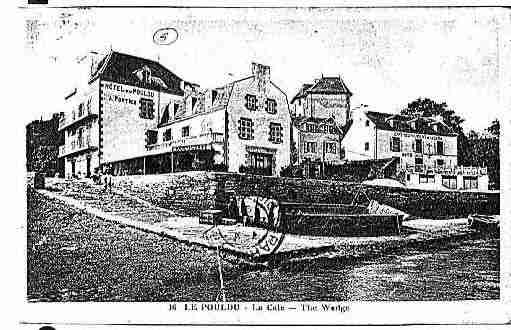 Ville de CLOHARSCARNOET Carte postale ancienne