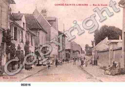 Ville de CONDESAINTELIBIAIRE Carte postale ancienne