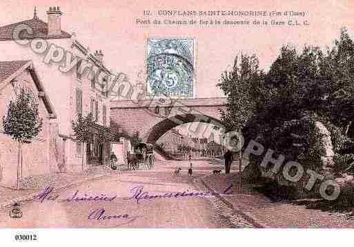 Ville de CONFLANSSAINTEHONORINE Carte postale ancienne Ville de CONFLANSSAINTEHONORINE Carte postale ancienne