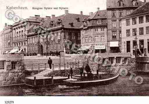 Ville de COPENHAGUE Carte postale ancienne Ville de COPENHAGUE Carte postale ancienne