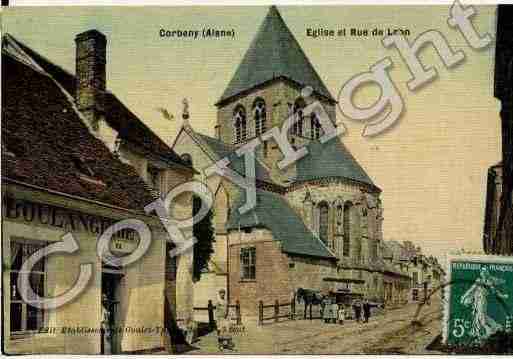 Ville de CORBENY Carte postale ancienne