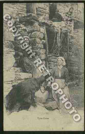 Ville de CORSE Carte postale ancienne Ville de CORSE Carte postale ancienne