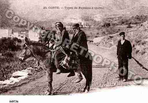 Ville de CORTE Carte postale ancienne