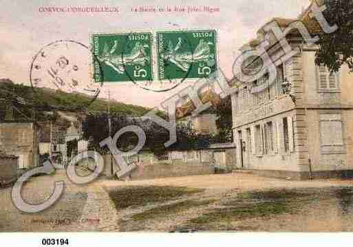 Ville de CORVOLL\'ORGUEILLEUX Carte postale ancienne Ville de CORVOLL\'ORGUEILLEUX Carte postale ancienne