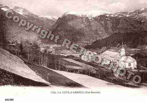 Ville de COTED\'ARBROZ(LA) Carte postale ancienne