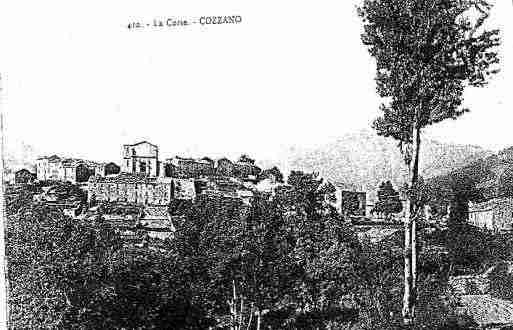 Ville de COZZANO Carte postale ancienne