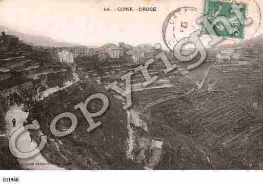 Ville de CROCE Carte postale ancienne