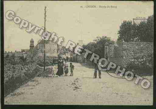 Ville de CROZON Carte postale ancienne