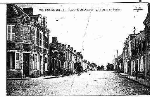 Ville de CULAN Carte postale ancienne