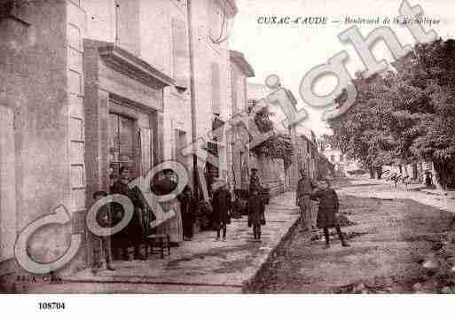 Ville de CUXACD\'AUDE Carte postale ancienne