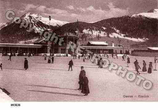 Ville de DAVOS Carte postale ancienne Ville de DAVOS Carte postale ancienne