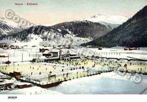 Ville de DAVOS Carte postale ancienne Ville de DAVOS Carte postale ancienne