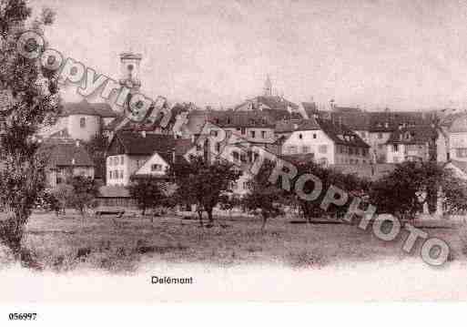 Ville de DELEMONT Carte postale ancienne Ville de DELEMONT Carte postale ancienne