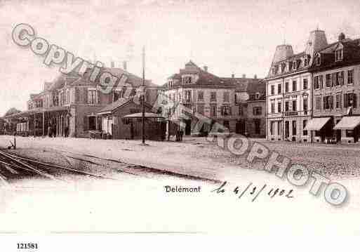 Ville de DELEMONT Carte postale ancienne  Ville de DELEMONT Carte postale ancienne