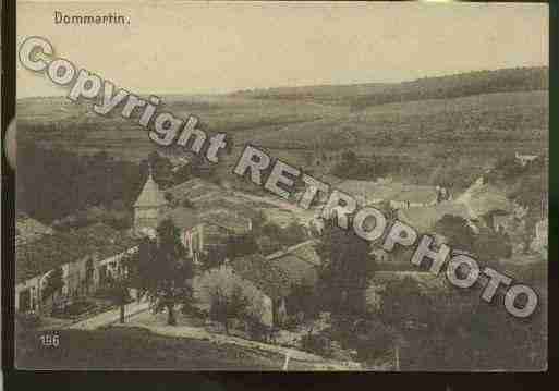 Ville de DOMMARTINLAMONTAGNE Carte postale ancienne Ville de DOMMARTINLAMONTAGNE Carte postale ancienne