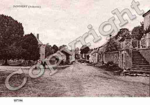 Ville de DOMMERY Carte postale ancienne