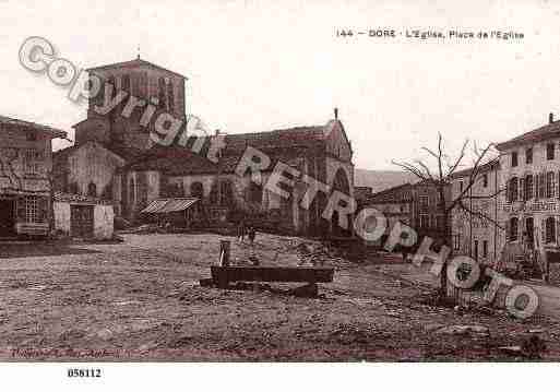 Ville de DOREL\'EGLISE Carte postale ancienne