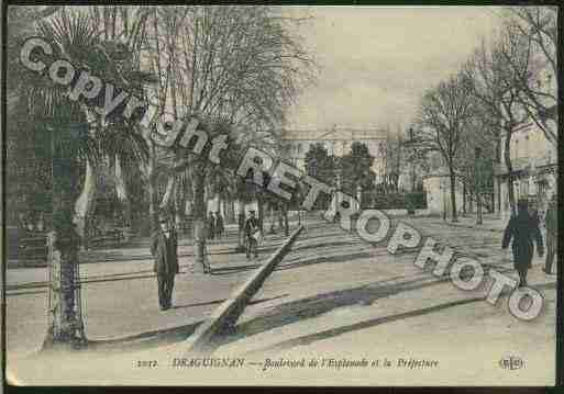 Ville de DRAGUIGNAN Carte postale ancienne