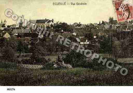 Ville de ECUEILLE Carte postale ancienne