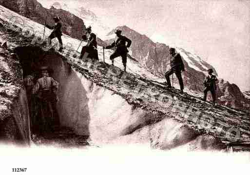 Ville de EIGERGLETSCHER Carte postale ancienne Ville de EIGERGLETSCHER Carte postale ancienne