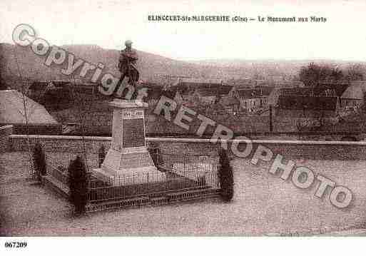 Ville de ELINCOURTSAINTEMARGUERITE Carte postale ancienne