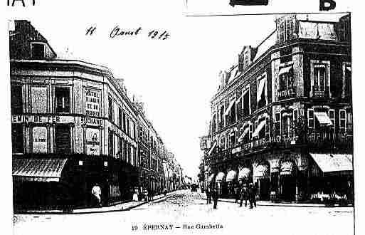 Ville de EPERNAY Carte postale ancienne